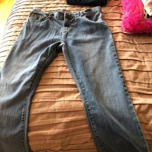 Light wash jeans